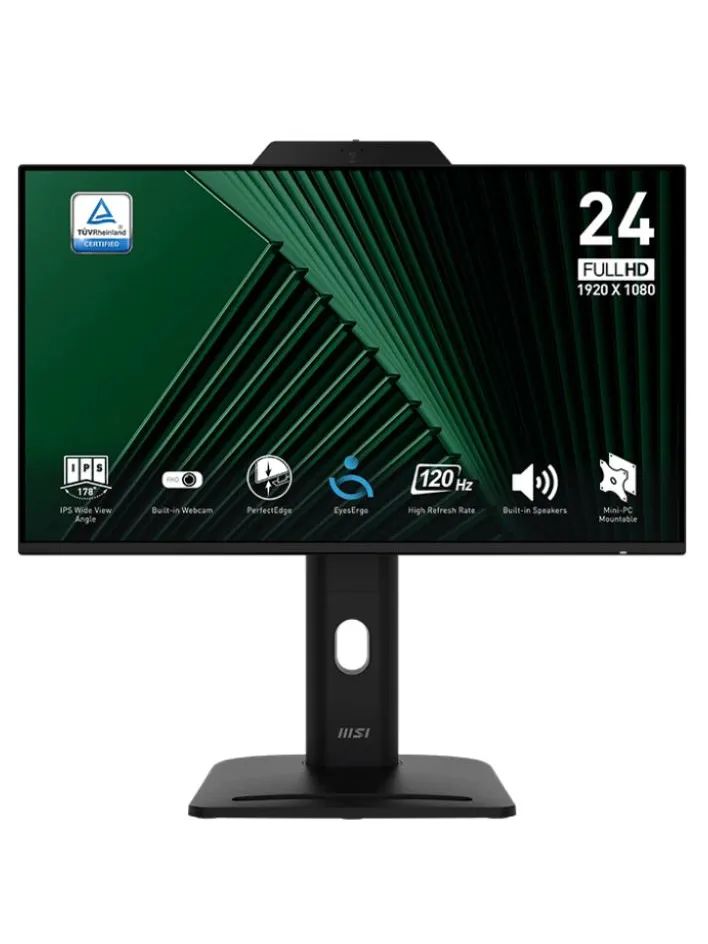 MSI 23.8" Монитор PRO MP242PMG 9S6-3PD89T-005 (9S6-3PD89T-005), IPS, 1920x1080, 120 Гц, черный