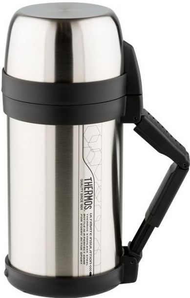 Термос для чая и еды THERMOS FDH Stainless Steel Vacuum Flask, 2л, серебристый, сталь (THERMOS 923653). Товар уцененный