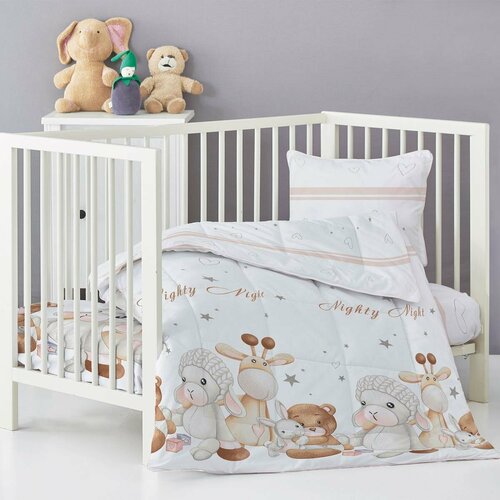 Постельное белье детское Фабрика Комфортного Сна хлопок 100 с простыней с резинкой 120 x 60 1288₽