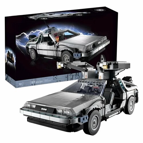 фото Конструктор машина времени, назад в будущее делориан, delorean dmc-12 1872 деталей lion king