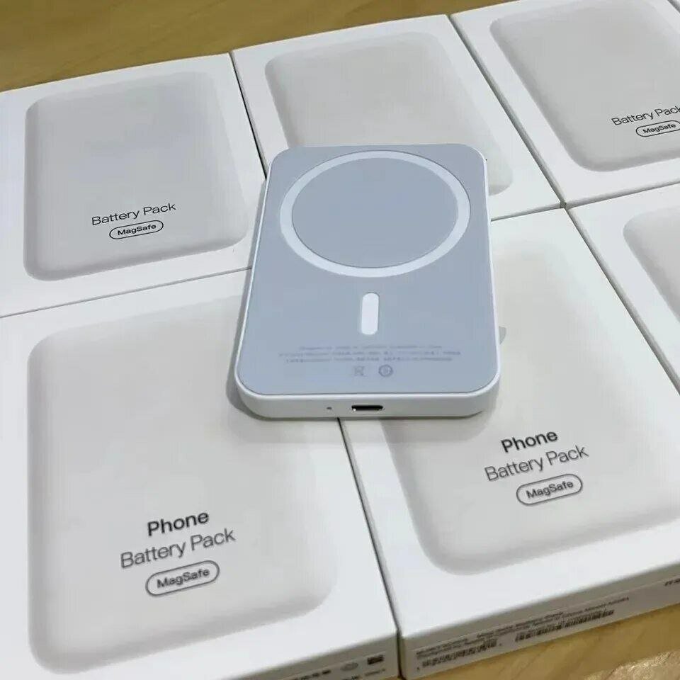 Магнитный аккумулятор MagSafe Battery Pack Внешняя зарядка Беспроводная зарядка 5000 mAh