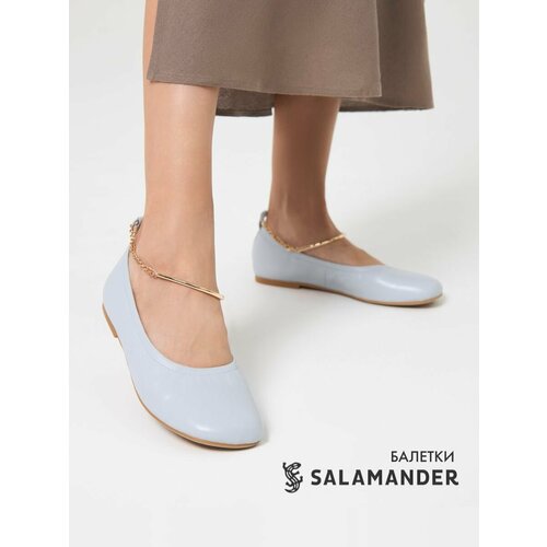 фото Балетки salamander, размер 40, голубой