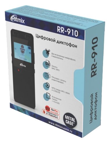 Диктофон Ritmix RR-910 4GB фото 6