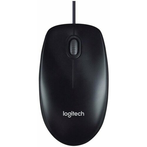 Мышь Logitech M90, проводная, оптическая, 1000 dpi, USB, чёрная 9656213