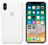 Чехол Apple силиконовый для iPhone X black