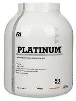 Протеин Fitness Authority Platinum Micellar Casein (1600 г) клубника