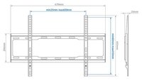 Кронштейн на стену Arm Media STEEL-1 черный