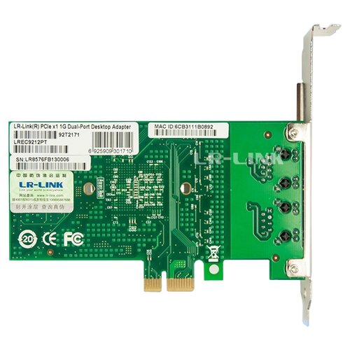 LR-Link Сетевой адаптер PCIE 10/100/1000MBPS LREC9212PT LR-LINK
