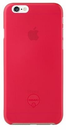 Чехол пластиковый Ozaki O! coat Jelly на Apple iPhone 6. Цвет: красный.