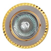 Встраиваемый светильник De Fran FT 187AK SNG, сатин-никель / золото