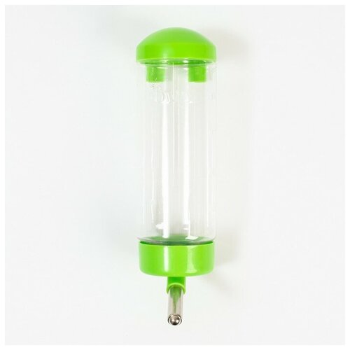 Поилка для клетки 500 мл 9 х 65 х 23 см зелёная 417₽