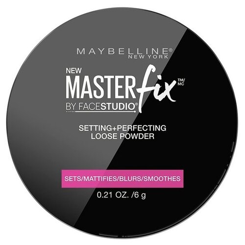 фото Maybelline Face Studio пудра рассыпчатая Master Fix фиксирующая белый