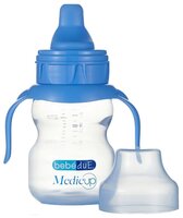 Чашка-непроливайка Bebe Due Medic, 220 мл оранжевый