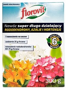 Удобрение "Florovit" Супер длительного действия для рододендров, азалий и гортензий 300г