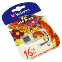 Флешка Verbatim Store 'n' Go Mini USB Drive 16GB желтый/кассета