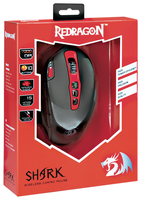 Мышь Redragon SHARK Black-Red USB