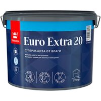 Краска Euro Extra-20 (Евро-20) TIKKURILA 9л белый (база А)