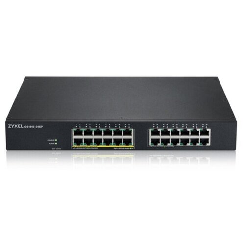 Коммутатор Zyxel GS1915-24EP-EU0101F L2 24x1Гбитс 12PoE 130W управляемый 44791₽
