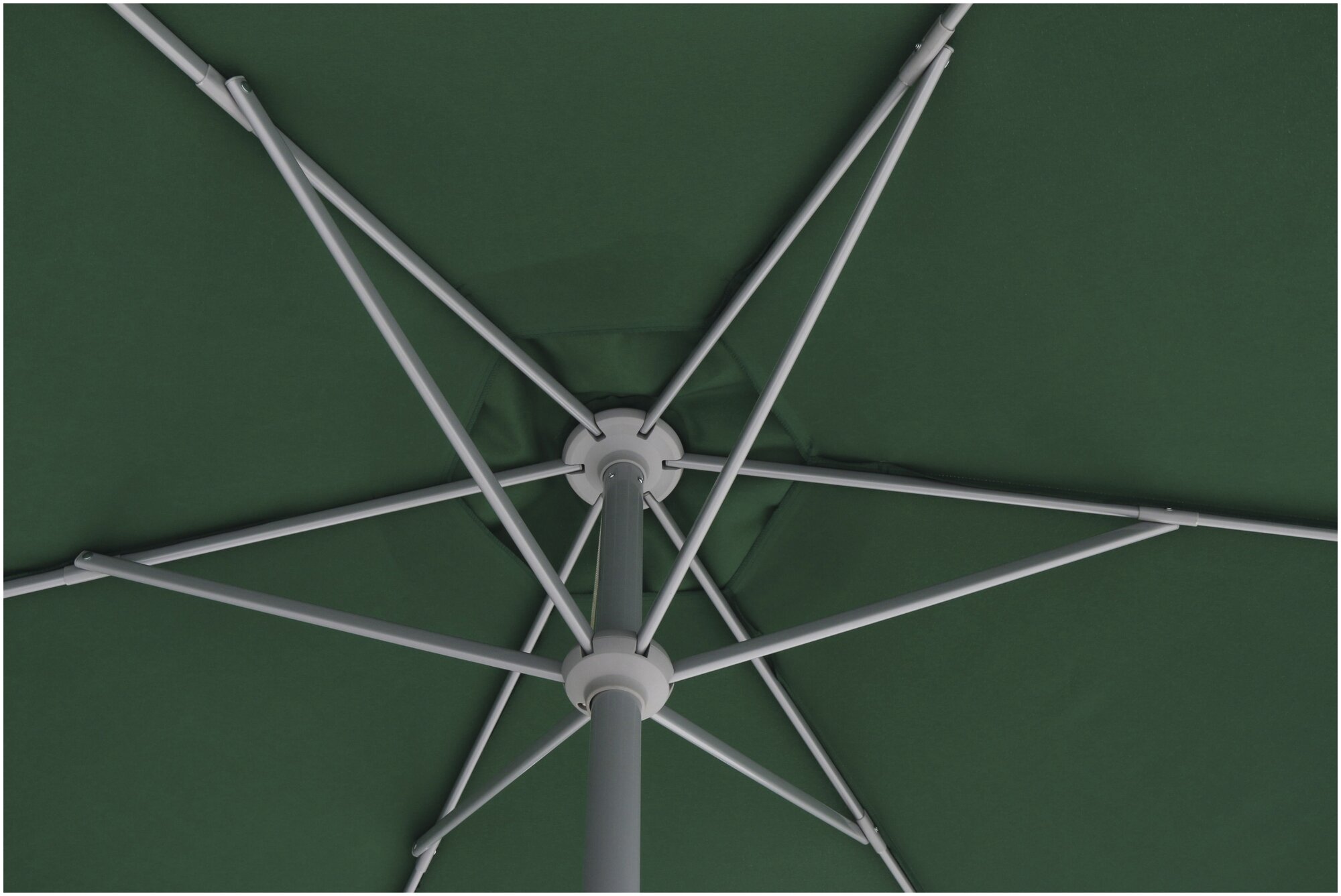 Зонт садовый Eufolal зеленый 270 х 230 см - фотография № 5