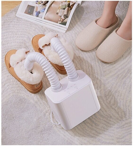Сушилка для обуви электрическая, сушка на 2 пары белая - фотография № 6