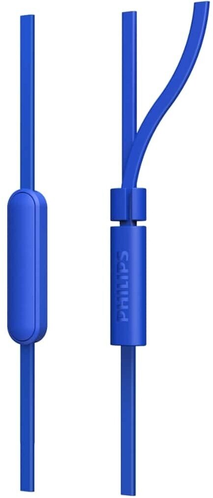 Наушники Philips TAE1105, mini jack 3.5 mm, blue