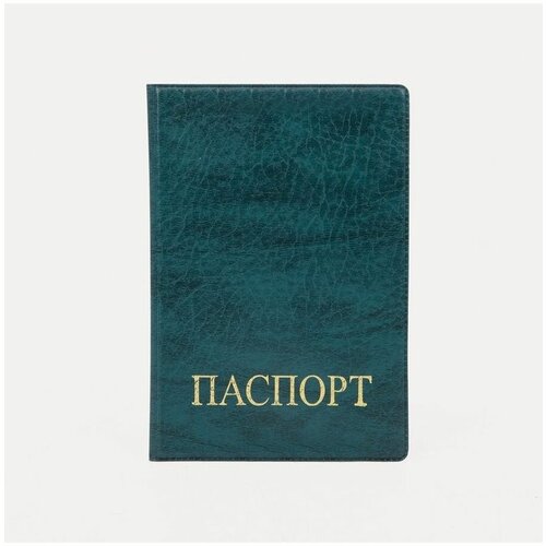 Обложка для паспорта Сима-ленд, зеленый обложка для паспорта сима ленд черный мультиколор