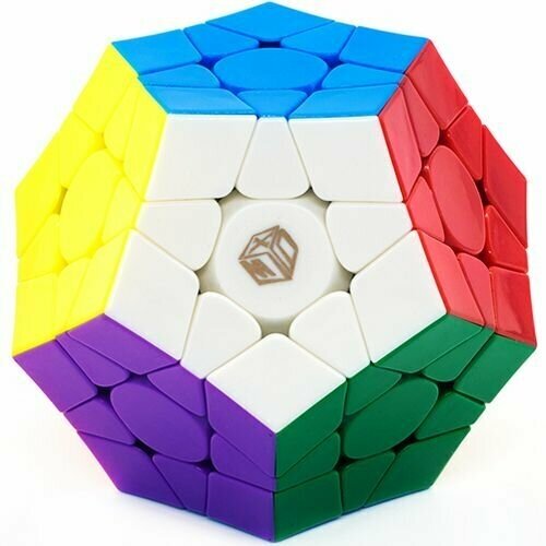 QiYi MoFangGe X-Man Megaminx v2 M Concave Цветной пластик скоростной мегаминкс для спидкубинга qiyi mofangge x man megaminx v2 concave черный