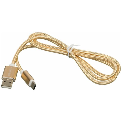 Кабель Redline УТ000011691 USB (m)-USB Type-C (m) 1м золотистый