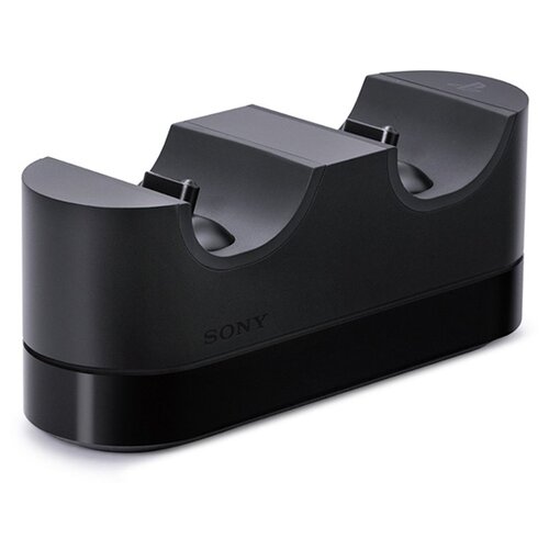 фото Sony зарядная станция dualshock 4 charging station на два геймпада для ps4 (cuh-zdc1/e) черный