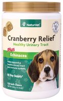 Добавка в корм NaturVet Cranberry Relief + Echinacea Soft Chews для собак 360 г 120 шт.