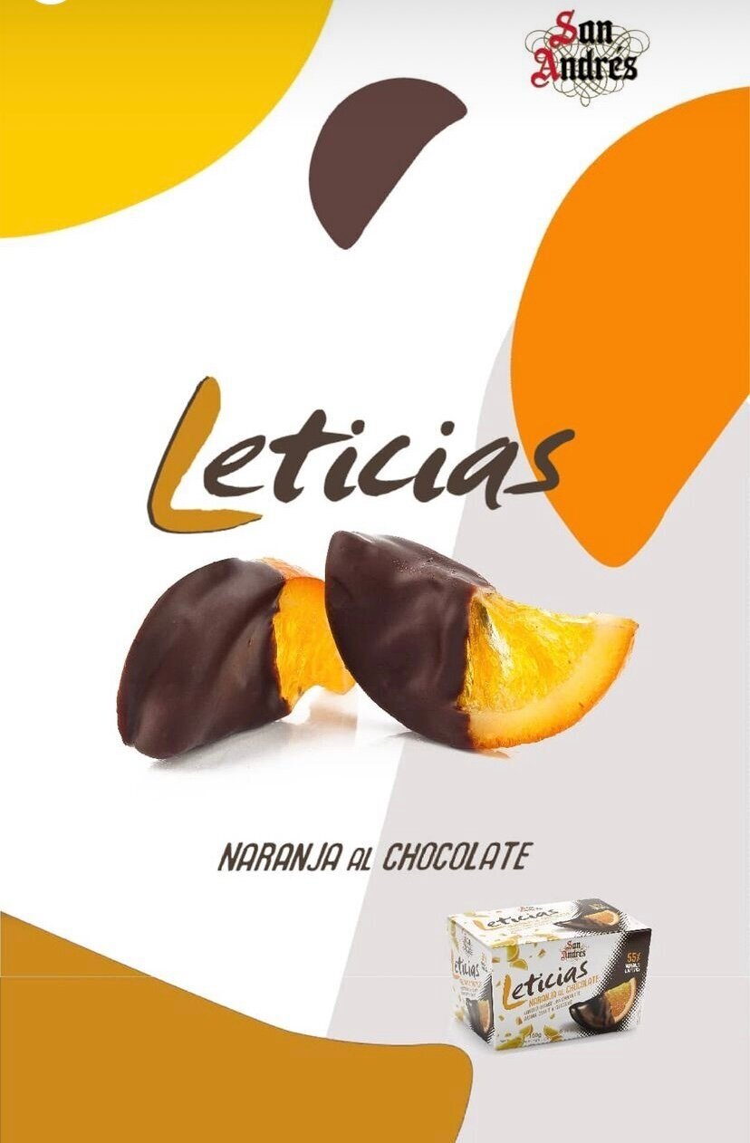 Дольки апельсина в темном шоколаде Сан Андрес 150 г