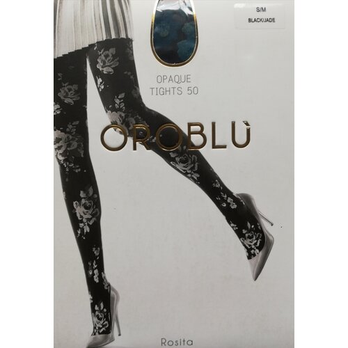 Колготки Oroblu Rosita, 50 den, размер 1-2, черный колготки oroblu колготки в сетку oroblu tricot в сетку размер 1 2 черный