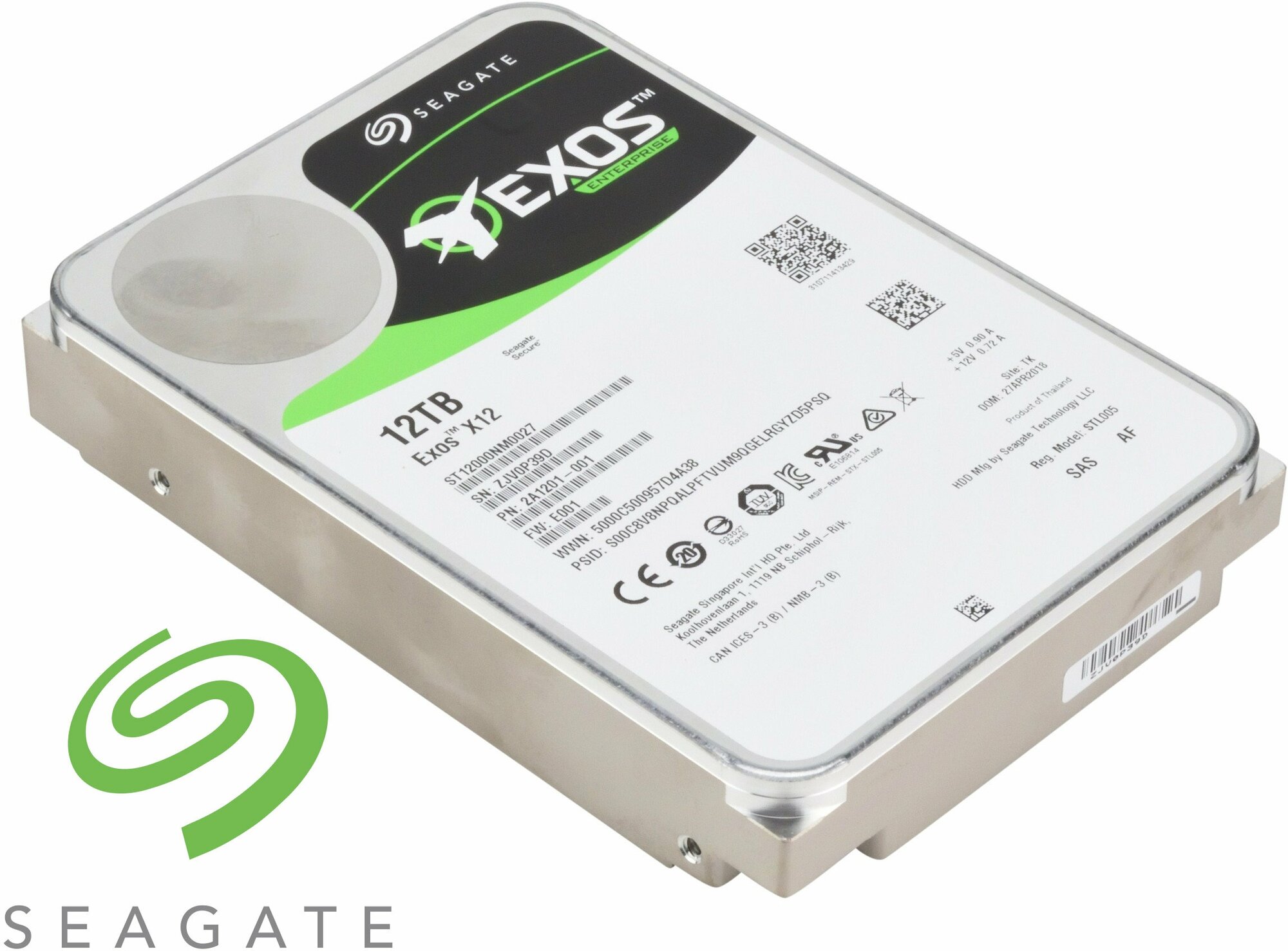 Жесткий диск 12TB SAS 12Gb/s Seagate 7200RPM 256MB - фото №5