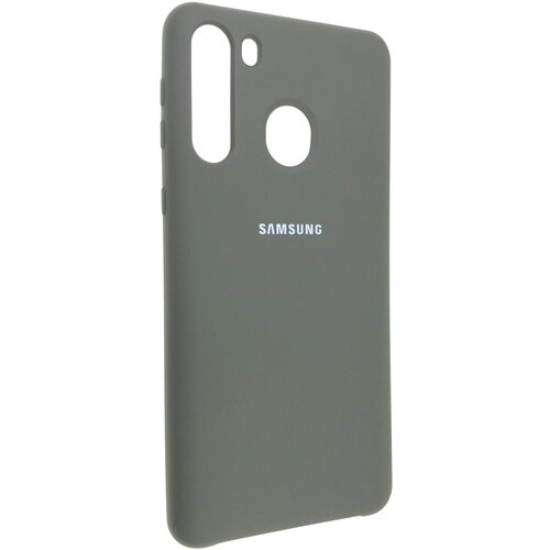 Чехол на смартфон Samsung Galaxy A21 накладка матовая с Soft-touch покрытием чехол на смартфон samsung galaxy s21 s30 накладка силиконовая с матовым нескользким покрытием soft touch