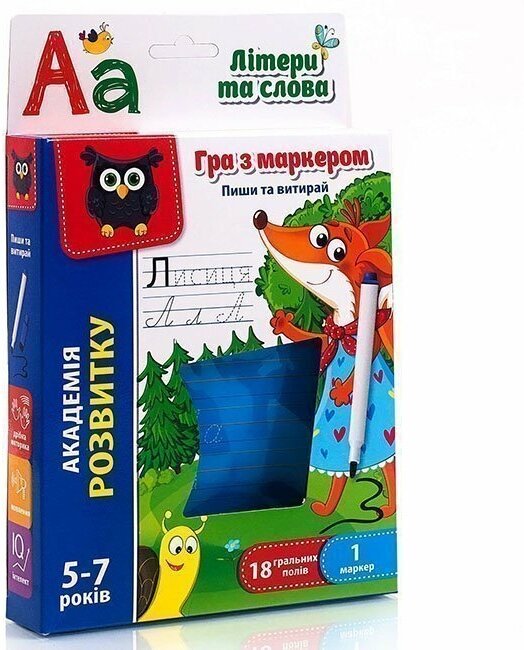 Игра с маркером Vladi Toys Пиши и вытирай Буквы, русский (VT5010-03) - фото №11