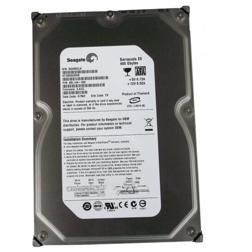 Жесткий диск Seagate ST3400620NS 400Gb SATAII 35 HDD 596000₽