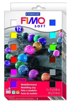 Полимерная глина FIMO Soft 12 блоков по 25 г (8023-01)