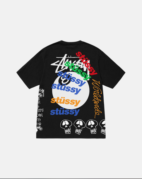 Футболка Stussy, размер L, черный