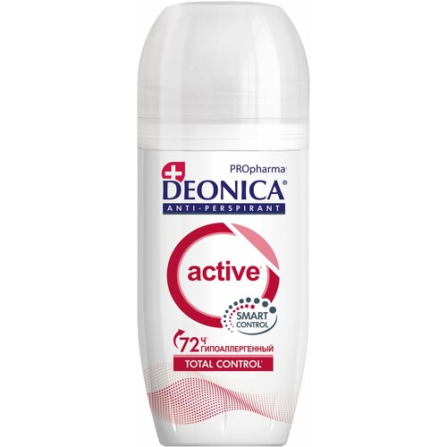 антиперспирант шариковый deonica propharma for men active 50 мл Антиперспирант шариковый Deonica PROpharma Active, 50 мл