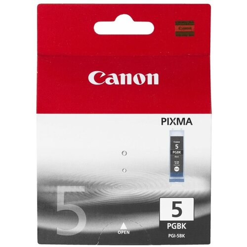 Картридж Canon PGI-5BK 0628B001, Black картридж canon pgi 5bk pgi 5bk 505стр черный