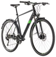 Горный гибрид Cube Cross Allroad (2019) iridium/green 50 см (155-162) (требует финальной сборки)