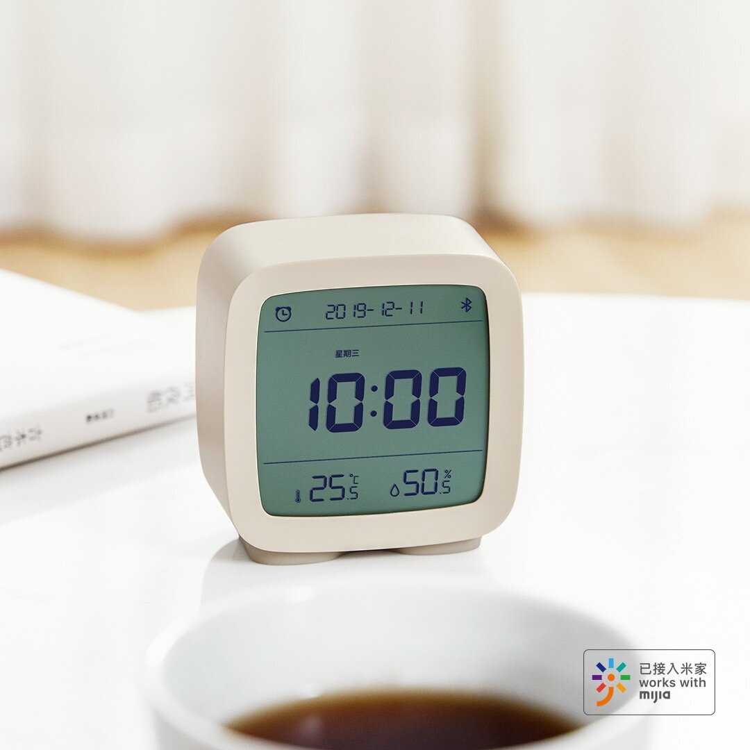 Умный будильник Xiaomi Qingping Bluetooth Alarm Clock Beige (CGD1) - фотография № 8