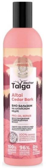 Бальзам-био Natura Siberica Doctor Taiga Восстанавливление поврежденных волос, 400 мл