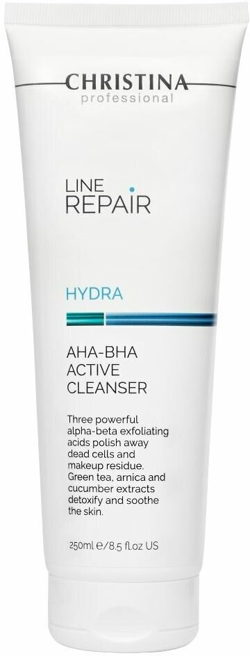 Гель Christina Line Repair Hydra Aha-Bha Active Cleanser, Очищающий активный гель с AHA-BHA кислотами, 250 мл