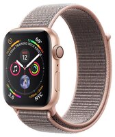 Часы Apple Watch Series 4 GPS 40mm Aluminum Case with Sport Loop серебристый/белая ракушка