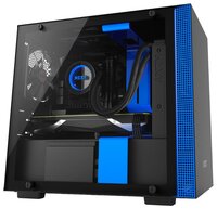 Компьютерный корпус NZXT H200 Black/blue