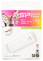 Флешка Silicon Power Ultima U03 64GB белый