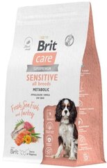 Корм сухой Brit CARE Dog Adult Sensitive Metabolic Улучшенный обмен веществ для взрослых собак с морской рыбой и индейкой 3 кг