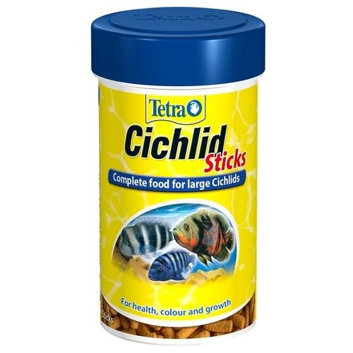Сухой корм для рыб Tetra Cichlid Sticks, 100 мл, 30 г tetra cichlid xl sticks корм палочки для крупных цихлид 500 мл х 2 шт