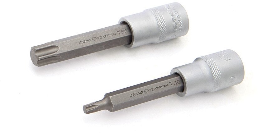 Набор головок со вставкой TORX 1/2", длина 100 мм, 8шт, Дело Техники, 624298